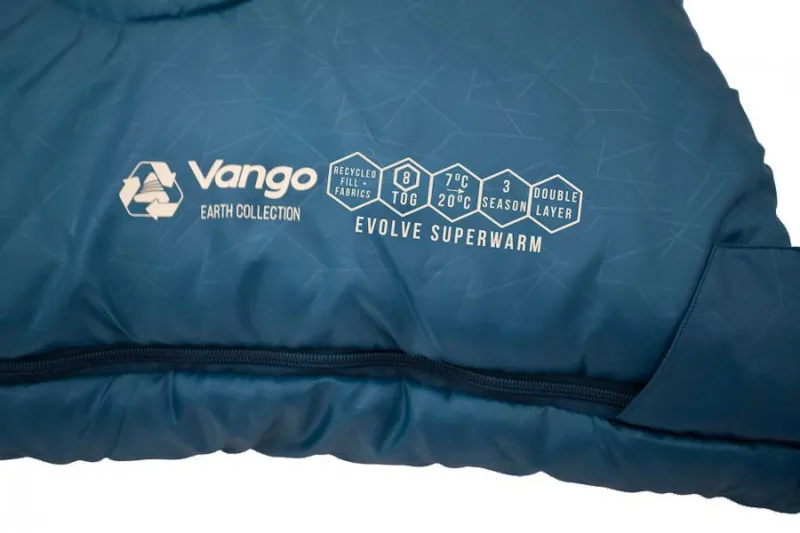 Vango Evolve Super warm Double Sleeping bag Blue-3